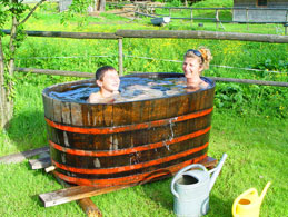 Erfrischung im Garten